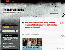 Tablet Screenshot of findsteviebates.com